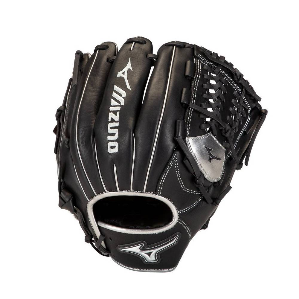 Mizuno Men's MVP Prime SE Infield Baseball Glove 11.75" Black/Silver (312842-NYI)